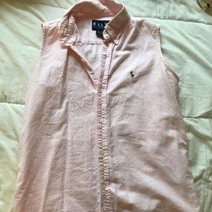 Vintage Ralph Lauren Seersucker Tank